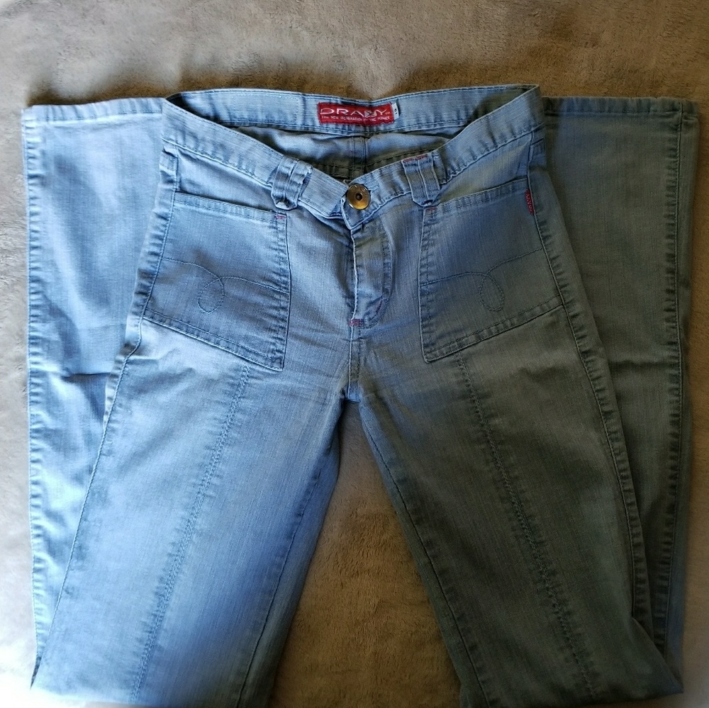***DRAXY BRAND MADE IN COLOMBIA BLUE JEANS***